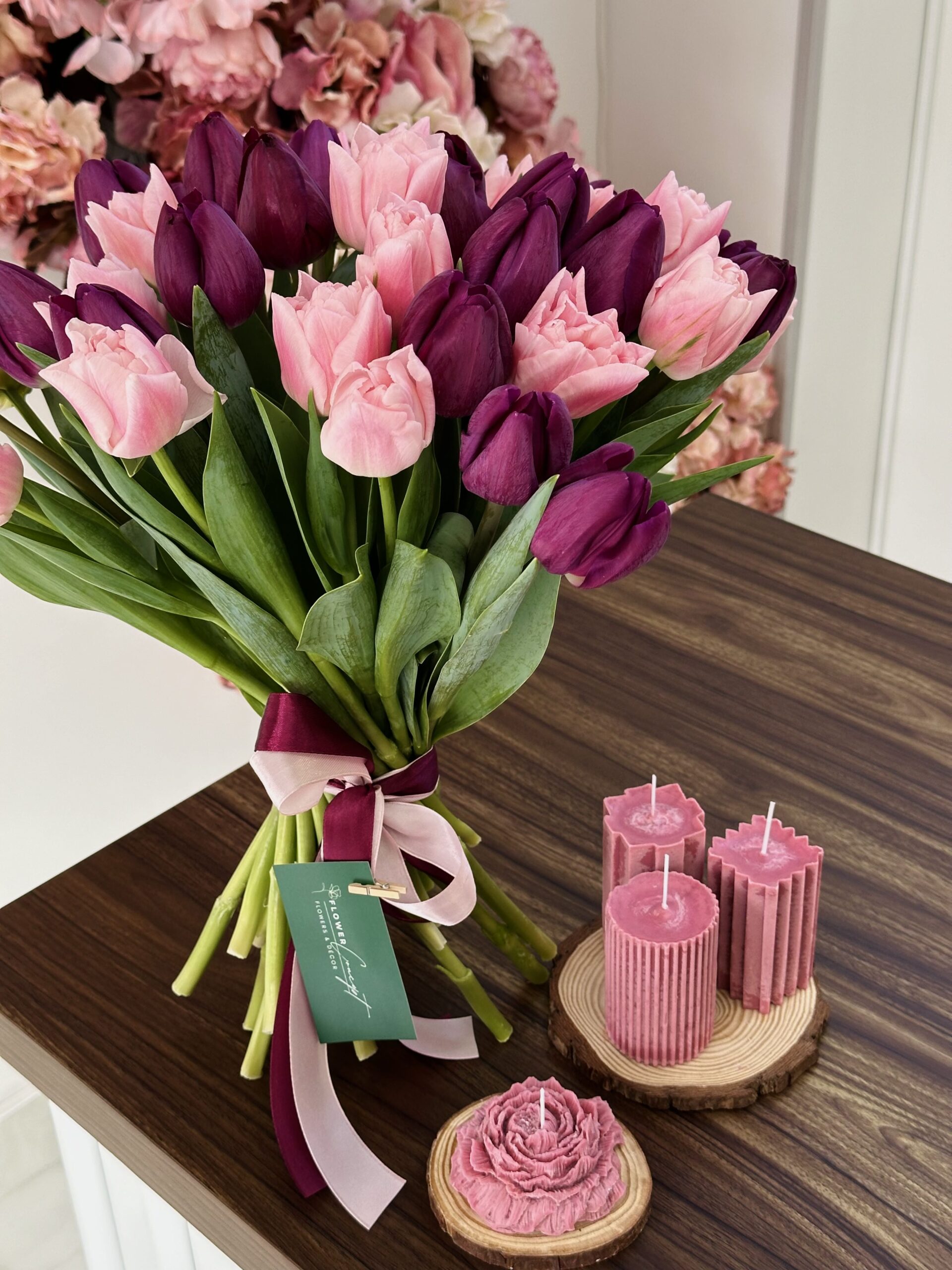 Tulips Mix + Candles